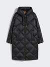 The Cube Down Jacket in Iridescent Water-Repellent Fabric Black